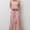 Soi Bianca Lace Maxi Dress | Dusty Rose Dresses