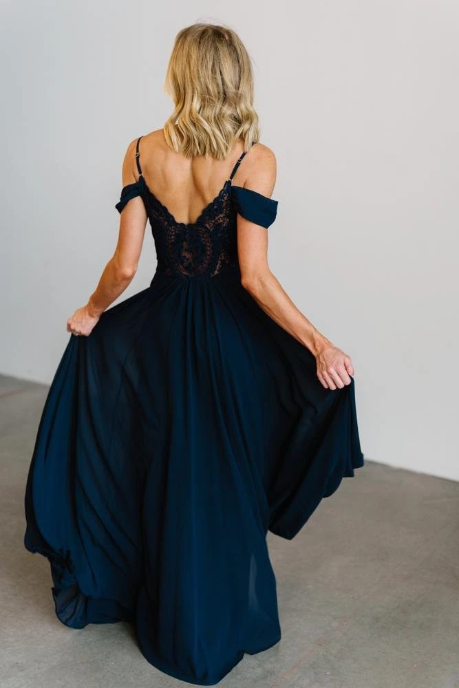 Soi Bianca Lace Maxi Dress | Navy 3 Soi Bianca Lace Maxi Dress | Navy
