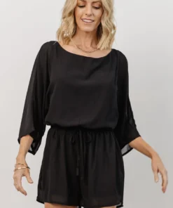 DD Bobbie Romper | Black Boho