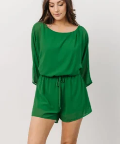DD Boho Bobbie Romper | Kelly Green 13 DD Boho Bobbie Romper | Kelly Green