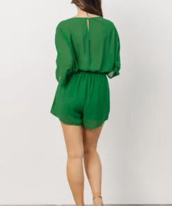 DD Boho Bobbie Romper | Kelly Green 11 DD Boho Bobbie Romper | Kelly Green