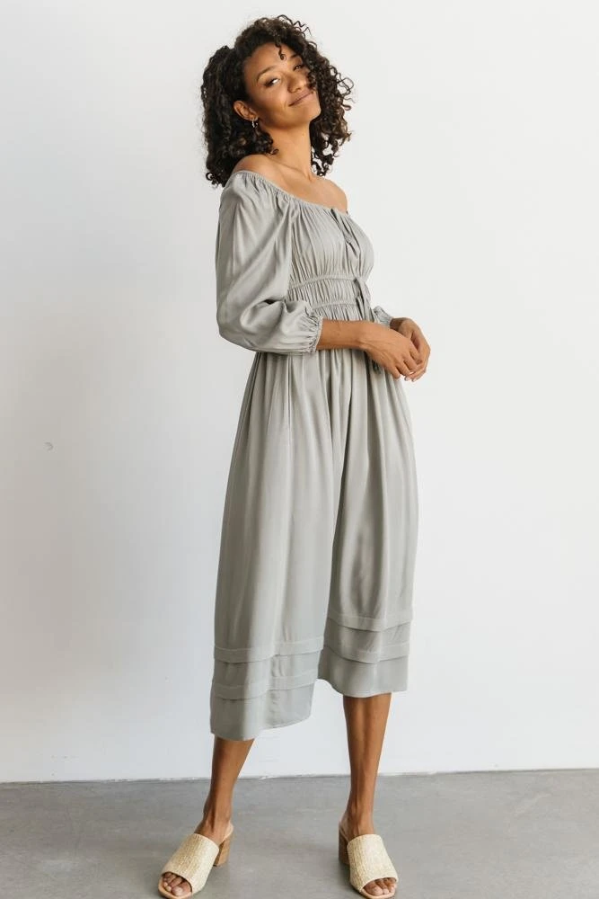 POL Dresses Bodrum Midi Dress | Dusty Sage 6 POL Dresses Bodrum Midi Dress | Dusty Sage