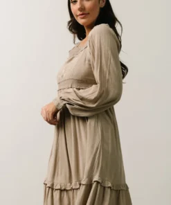 IL Brandie Embroidered Mini Dress | Natural 11 IL Brandie Embroidered Mini Dress | Natural