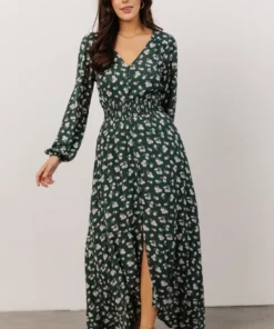 HAY Briar Maxi Dress | Green Floral Dresses