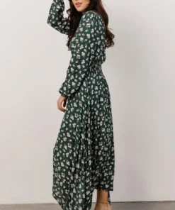 HAY Briar Maxi Dress | Green Floral Dresses