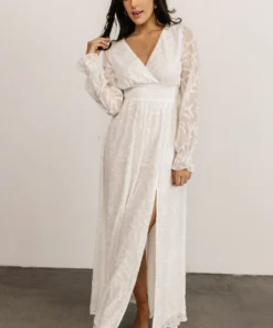 BB Custom Bridget Textured Maxi Dress | White Dresses 20 BB Custom Bridget Textured Maxi Dress | White Dresses