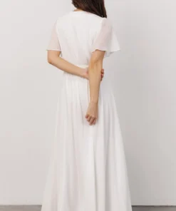 Soi Dresses Brighton Wrap Maxi Dress | Off White