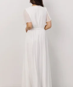 Soi Dresses Brighton Wrap Maxi Dress | Off White