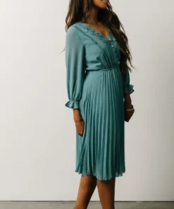 POL Brinley Pleated Dress | Blue Dresses 9 POL Brinley Pleated Dress | Blue Dresses