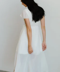 Soi Bristol Midi Wrap Dress | Off White Dresses