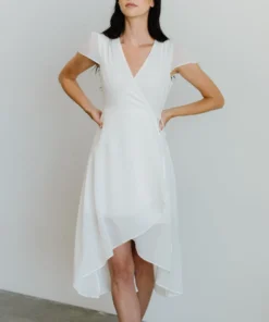 Soi Bristol Midi Wrap Dress | Off White Dresses