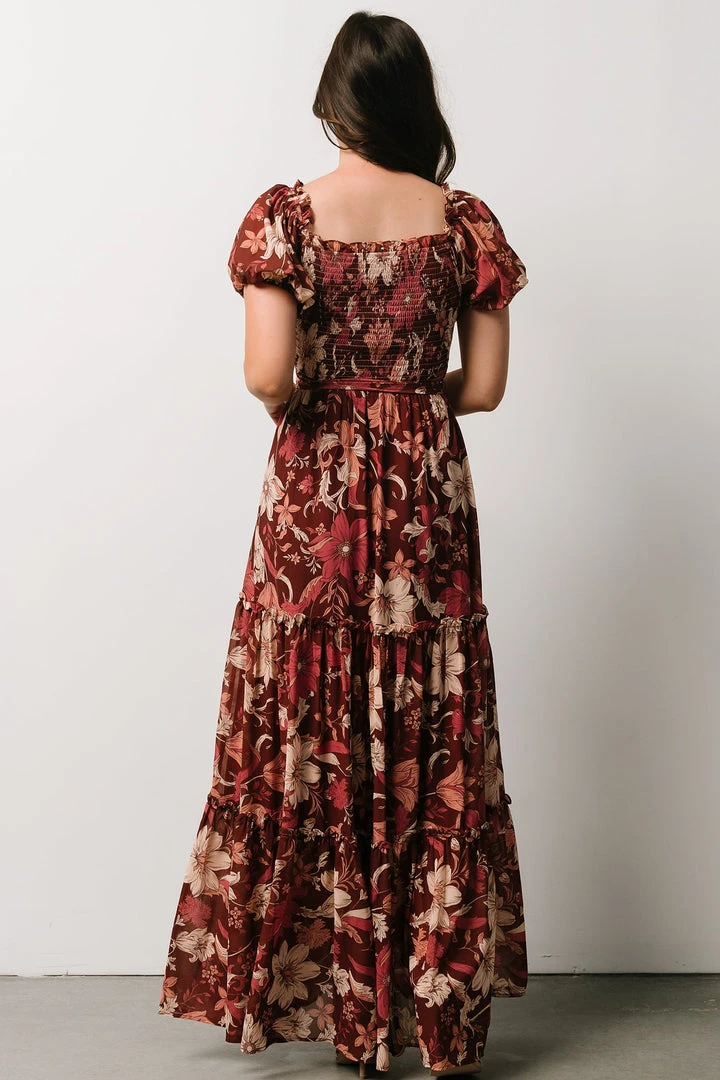 FT Britney Tiered Maxi Dress | Autumn Day Floral 3 FT Britney Tiered Maxi Dress | Autumn Day Floral