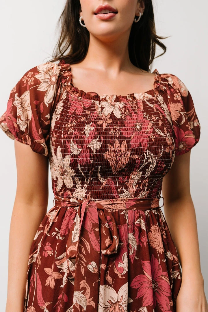 FT Britney Tiered Maxi Dress | Autumn Day Floral 6 FT Britney Tiered Maxi Dress | Autumn Day Floral