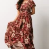 FT Britney Tiered Maxi Dress | Autumn Day Floral