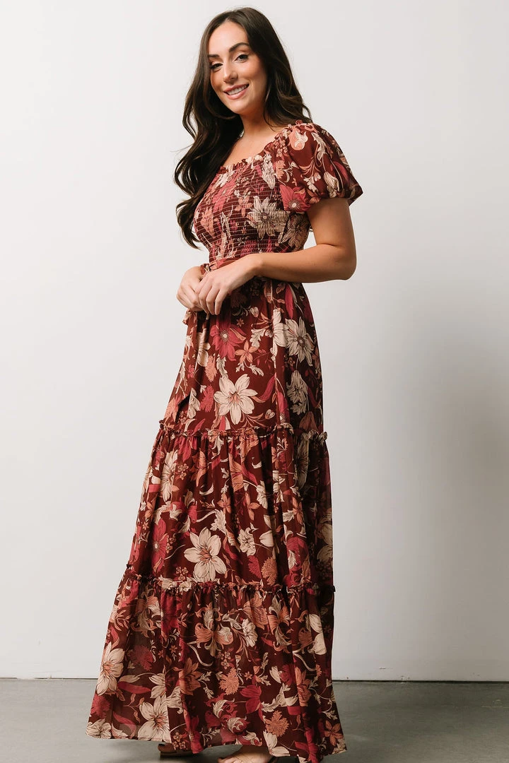 FT Britney Tiered Maxi Dress | Autumn Day Floral 4 FT Britney Tiered Maxi Dress | Autumn Day Floral