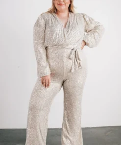 RR Brussels Sequin Jumpsuit | Cream 15 RR Brussels Sequin Jumpsuit | Cream