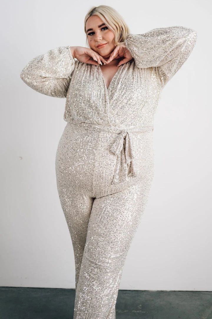 RR Brussels Sequin Jumpsuit | Cream 11 RR Brussels Sequin Jumpsuit | Cream