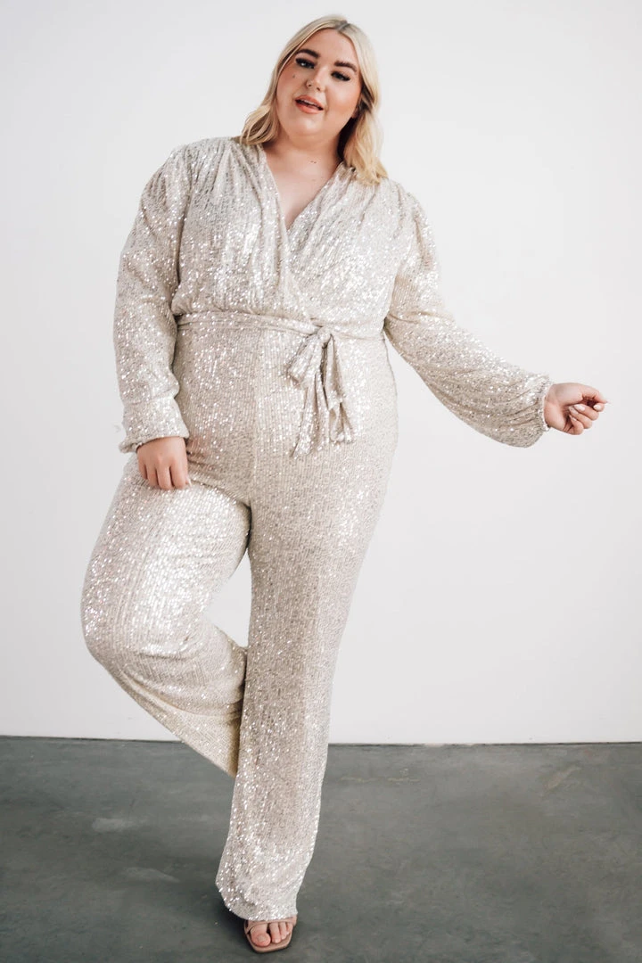 RR Brussels Sequin Jumpsuit | Cream 7 RR Brussels Sequin Jumpsuit | Cream
