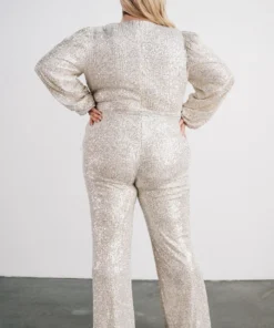 RR Brussels Sequin Jumpsuit | Cream 22 RR Brussels Sequin Jumpsuit | Cream