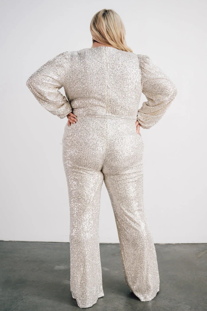 RR Brussels Sequin Jumpsuit | Cream 10 RR Brussels Sequin Jumpsuit | Cream