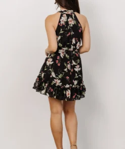 DD Brynn Mini Dress | Black Floral 13 DD Brynn Mini Dress | Black Floral