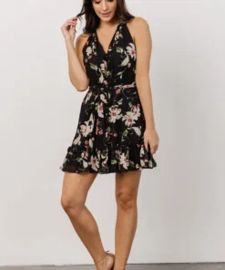 DD Brynn Mini Dress | Black Floral 17 DD Brynn Mini Dress | Black Floral