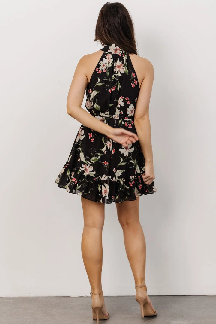DD Brynn Mini Dress | Black Floral 3 DD Brynn Mini Dress | Black Floral