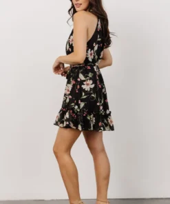 DD Brynn Mini Dress | Black Floral 14 DD Brynn Mini Dress | Black Floral