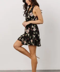 DD Brynn Mini Dress | Black Floral 15 DD Brynn Mini Dress | Black Floral