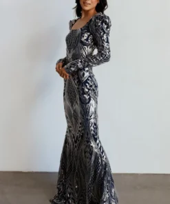 RR Budapest Sequin Gown | Navy + Silver Dresses 27 RR Budapest Sequin Gown | Navy + Silver Dresses