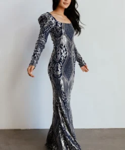 RR Budapest Sequin Gown | Navy + Silver Dresses 22 RR Budapest Sequin Gown | Navy + Silver Dresses