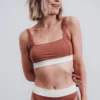 BJB Swim Cabo Bikini Top | Terracotta