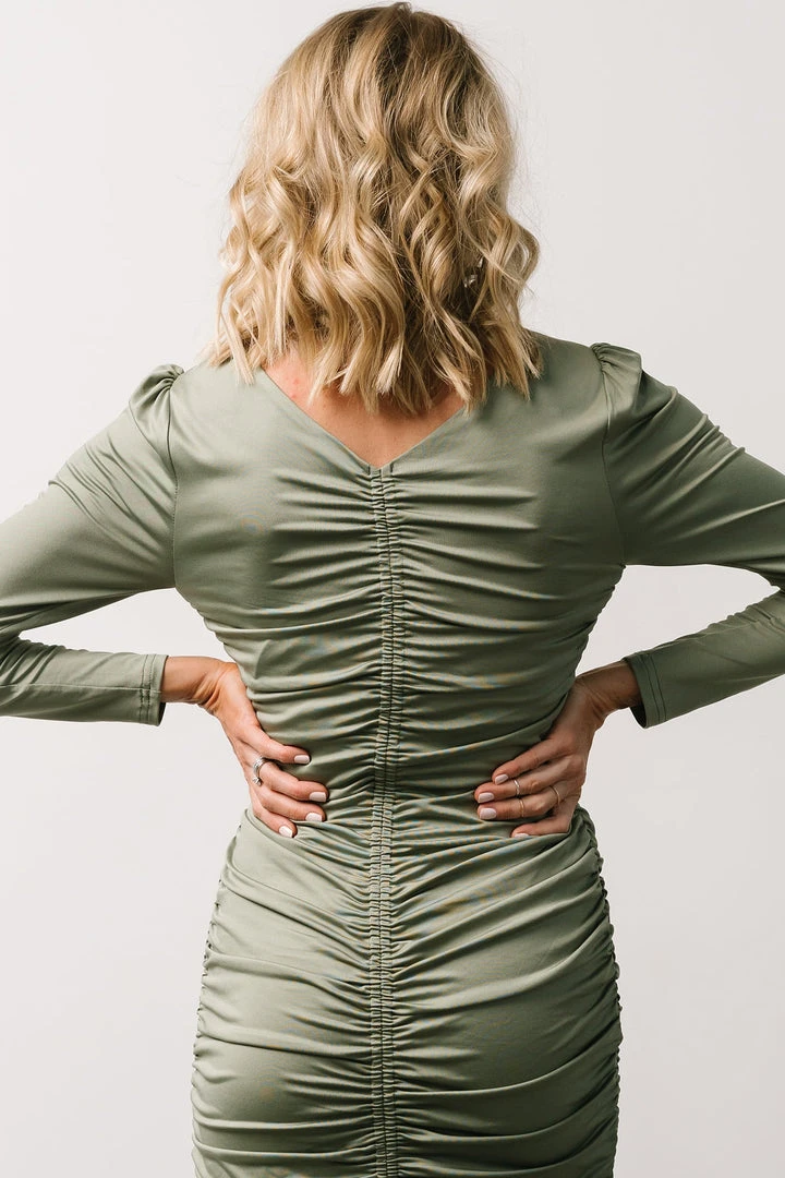 BB Custom Camden Town Midi Dress | Dusty Sage 4 BB Custom Camden Town Midi Dress | Dusty Sage