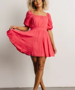 FT Camille Short Dress | Pink Dresses
