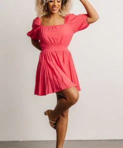 FT Camille Short Dress | Pink Dresses