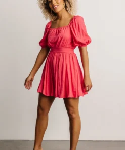 FT Camille Short Dress | Pink Dresses