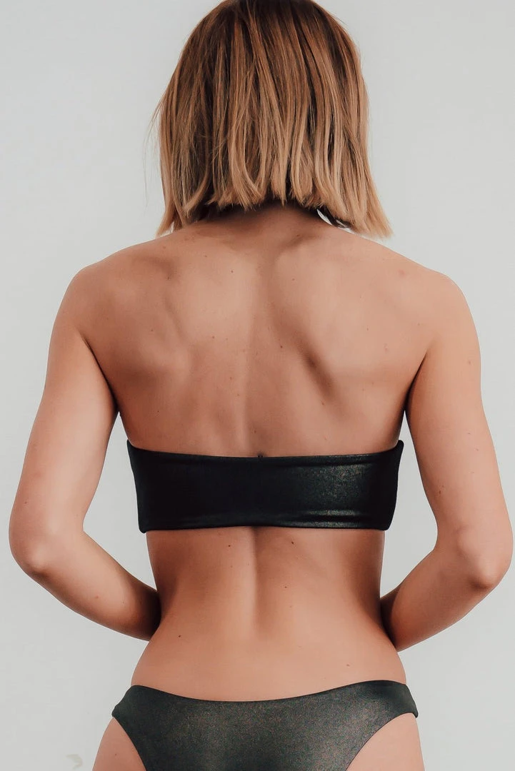 EN Cancun Bandeau Top | Black Shimmer 3 EN Cancun Bandeau Top | Black Shimmer