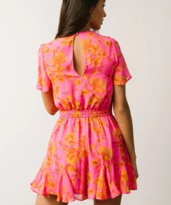 SL Dresses Candy Romper | Hot Pink Floral