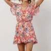 SL Candy Romper | Pink + Blue Floral Shop All