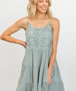 HAY Carly Lace Floral Mini Dress | Sage Dresses 9 HAY Carly Lace Floral Mini Dress | Sage Dresses