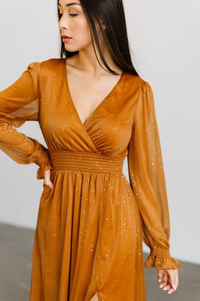BB Custom Carmen Shimmer Maxi Dress | Copper Dresses 2 BB Custom Carmen Shimmer Maxi Dress | Copper Dresses