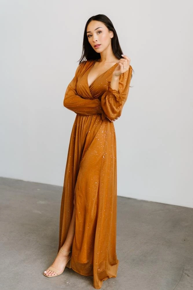 BB Custom Carmen Shimmer Maxi Dress | Copper Dresses 7 BB Custom Carmen Shimmer Maxi Dress | Copper Dresses