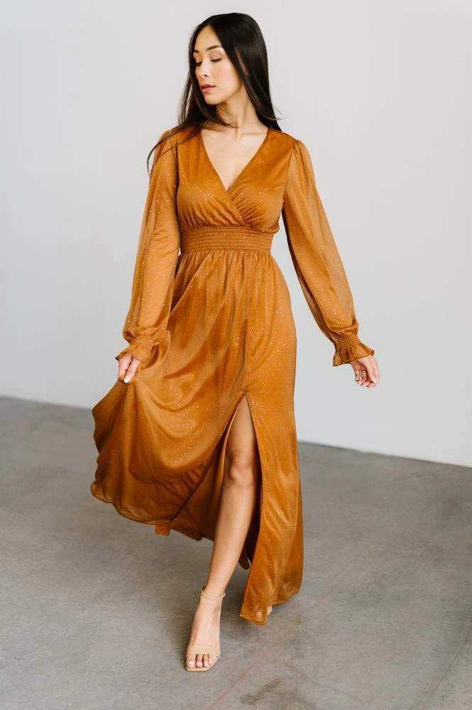BB Custom Carmen Shimmer Maxi Dress | Copper Dresses 6 BB Custom Carmen Shimmer Maxi Dress | Copper Dresses