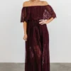 BB Custom Dresses Caroline Lace Maxi Dress | Mulberry