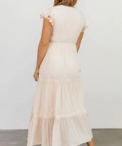 POL Cecilia Boho Maxi Dress | Natural