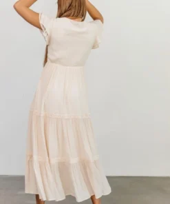 POL Cecilia Boho Maxi Dress | Natural