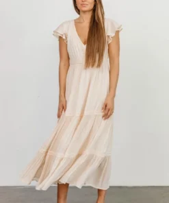 POL Cecilia Boho Maxi Dress | Natural