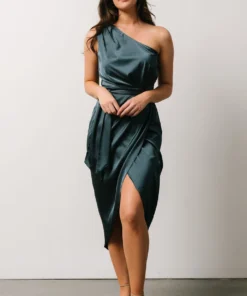 BB Custom Celia One Shoulder Midi Dress | Midnight Dresses 19 BB Custom Celia One Shoulder Midi Dress | Midnight Dresses