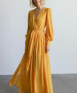 Dresses Celine Maxi Dress | Mustard 12 Dresses Celine Maxi Dress | Mustard
