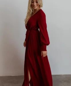 Celine Maxi Dress | Wine